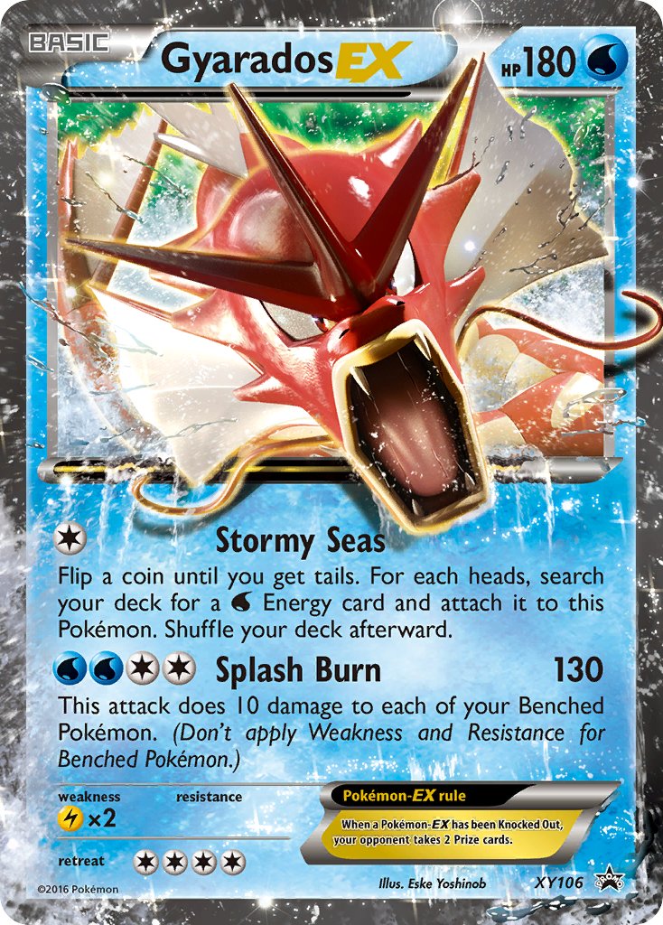Gyarados EX - XY106 (XY:PR) Promo - Near Mint Holofoil