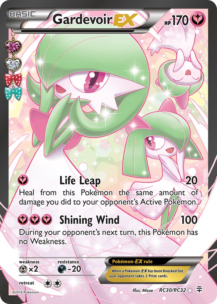 Gardevoir EX (Full Art) - RC30/RC32 (GEN:RC) Ultra Rare - Near Mint Ho