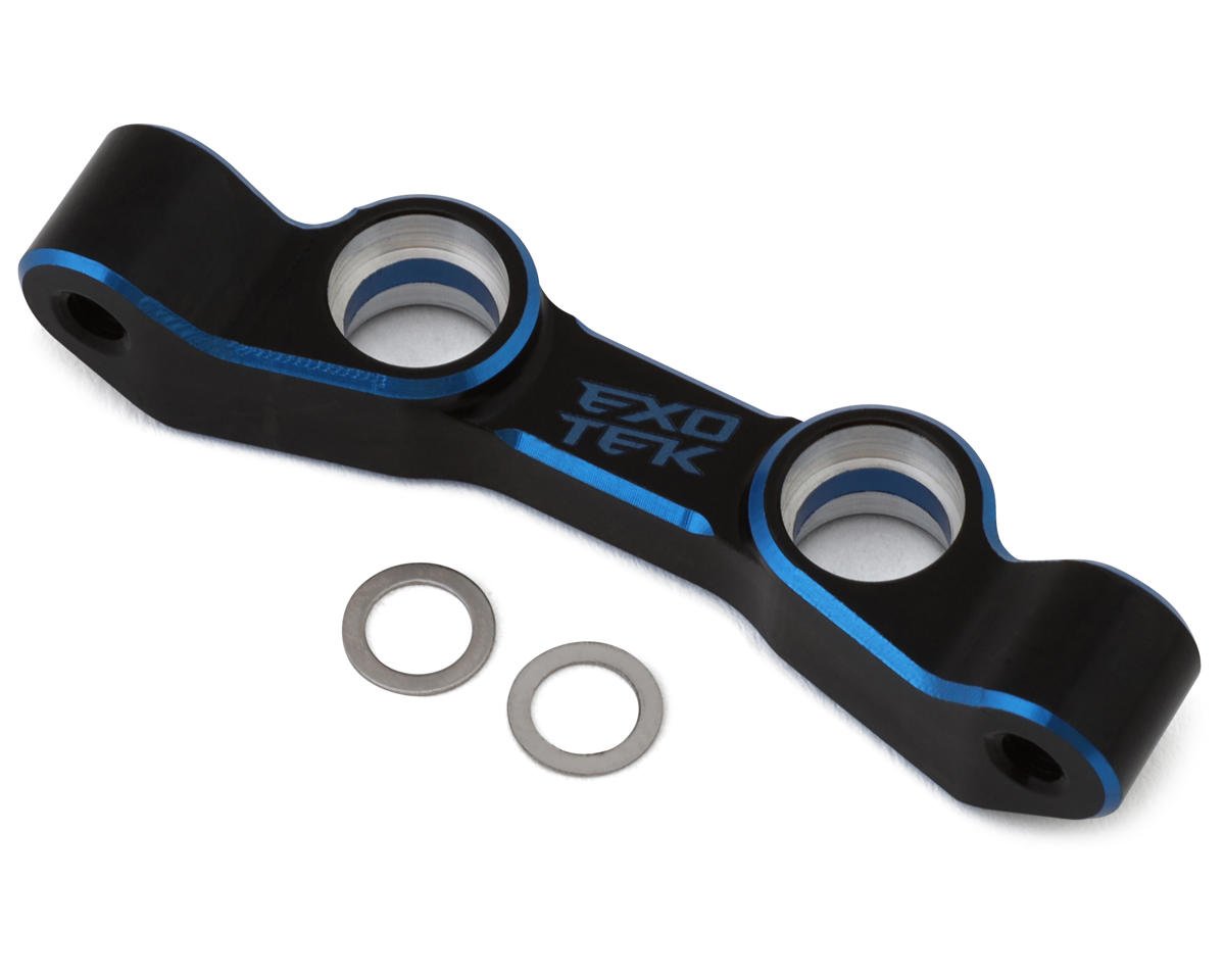 Exotek Associated B7 Aluminum HD Steering Rack (Black/Blue)