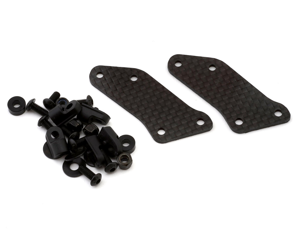 Exotek Sprint Car Carbon Front Nose Wing Mount Set (Custom Works Cage)