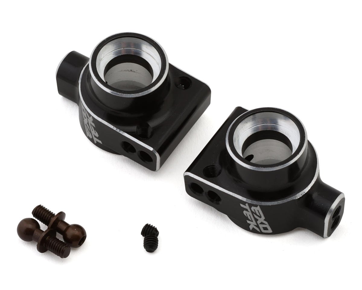Exotek Losi® 22S Sprint Aluminum HD Rear Hub Set (Black) (2)