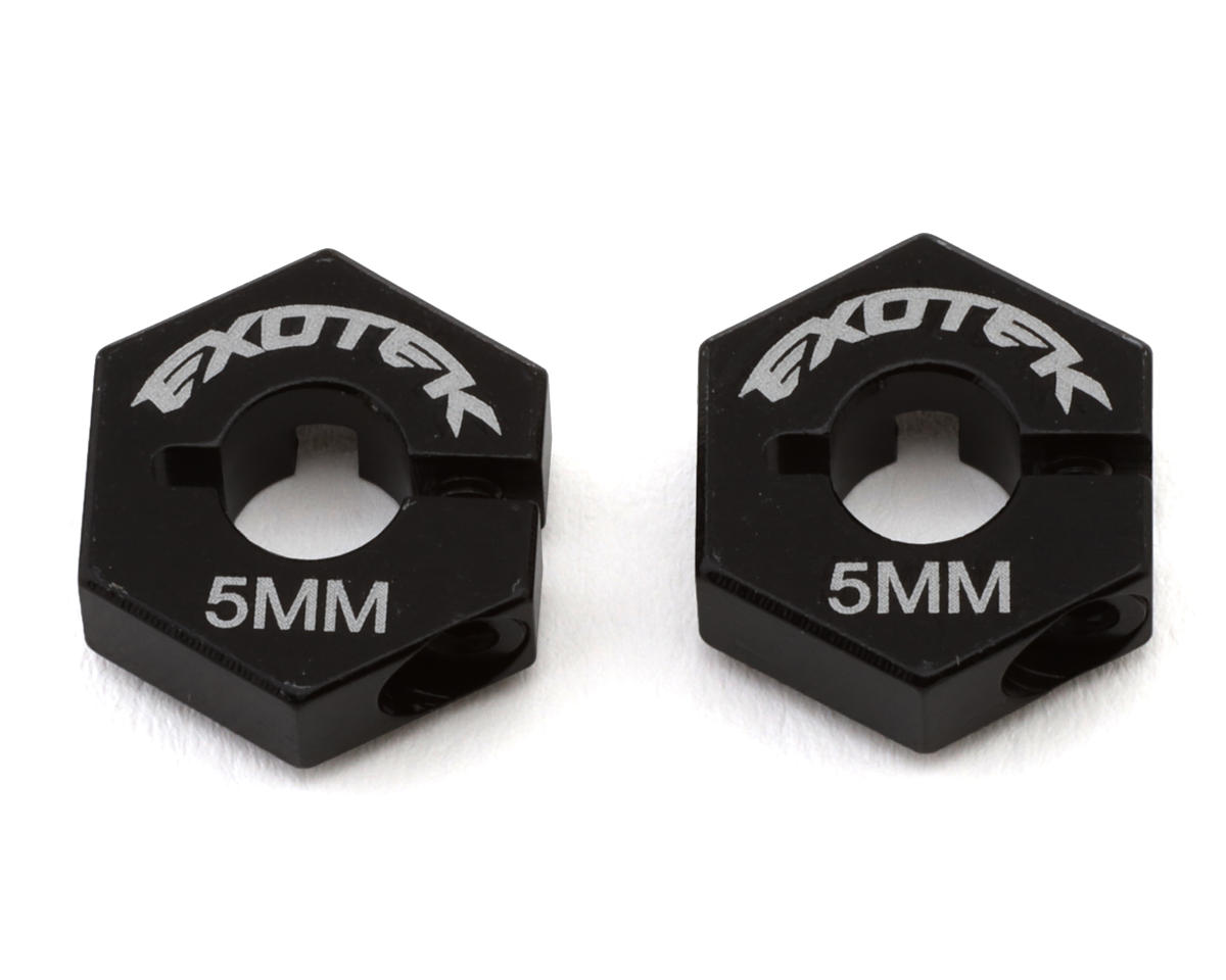 Exotek Vader Sprint Aluminum 12mm Hex Adapters (5mm) (2)