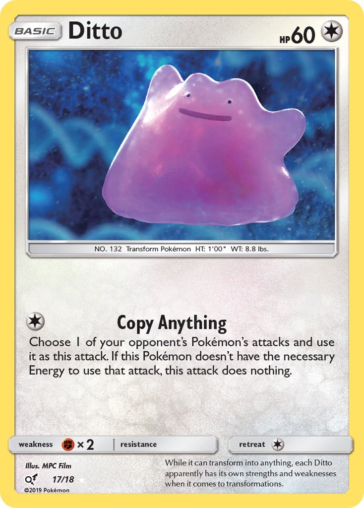 Ditto - 17/18 (DEP) Holo Rare - Near Mint Holofoil