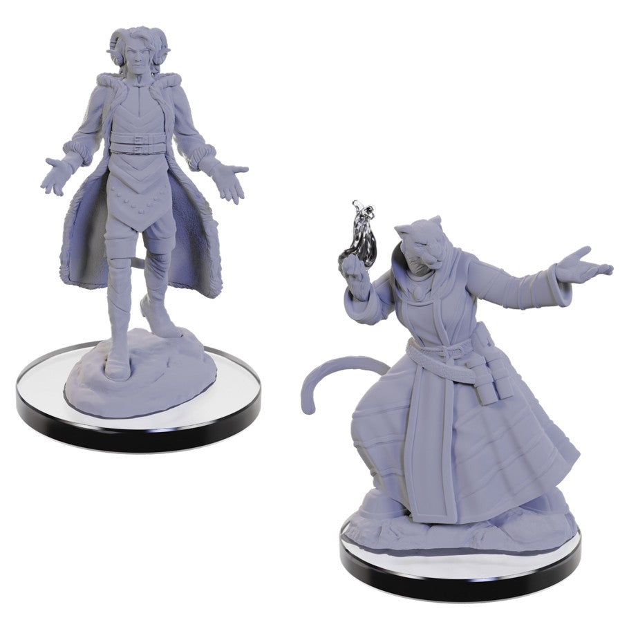 Critical Role: Unpainted Miniatures - Lucien Tavelle & Cree Deeproots