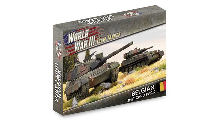 Flames of War: Team Yankee WW3: Belgian (WW3-09B) - Unit Cards