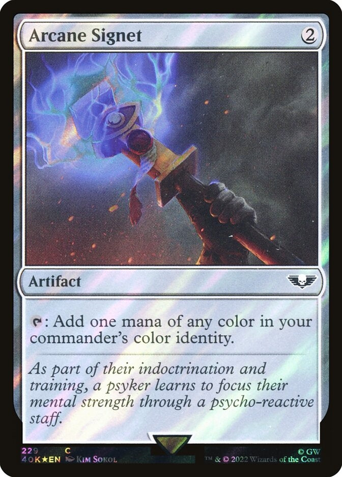 Arcane Signet [#229 Surge Foil] (40K-C-FOIL)