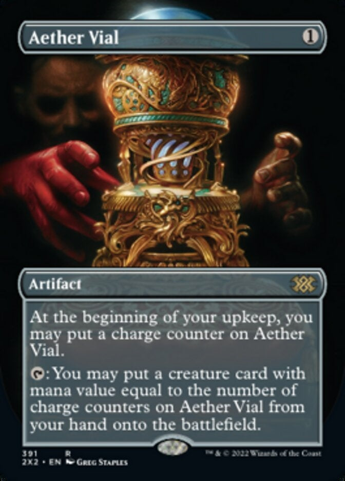 Aether Vial [#391 Alternate-Art Borderless] (2X2-R)