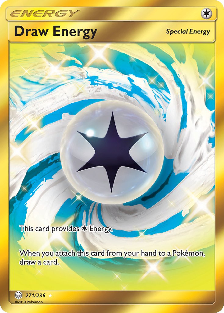 Draw Energy - 271/236 (CEC) Secret Rare - Near Mint Holofoil