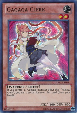 Gagaga Clerk (CBLZ-EN008) Super Rare - Near Mint Unlimited