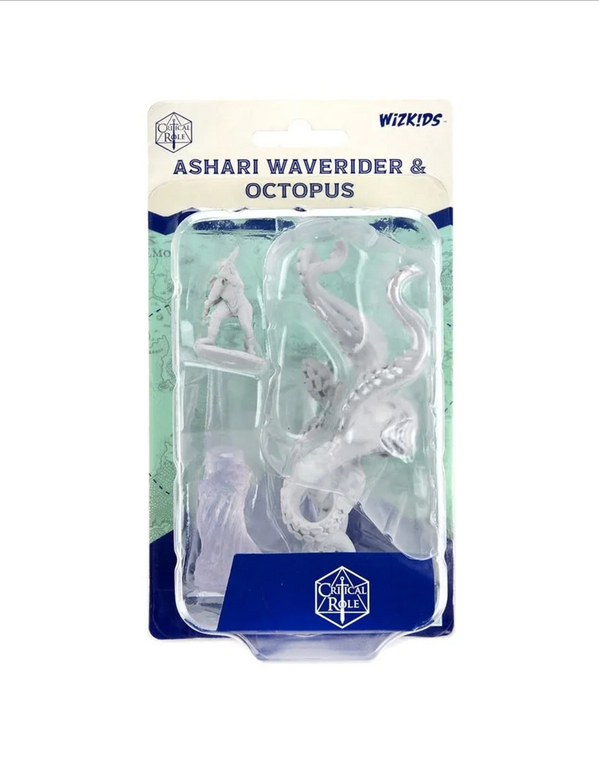 Critical Role: Unpainted Miniatures - Ashari Waverider & Octopus (9047