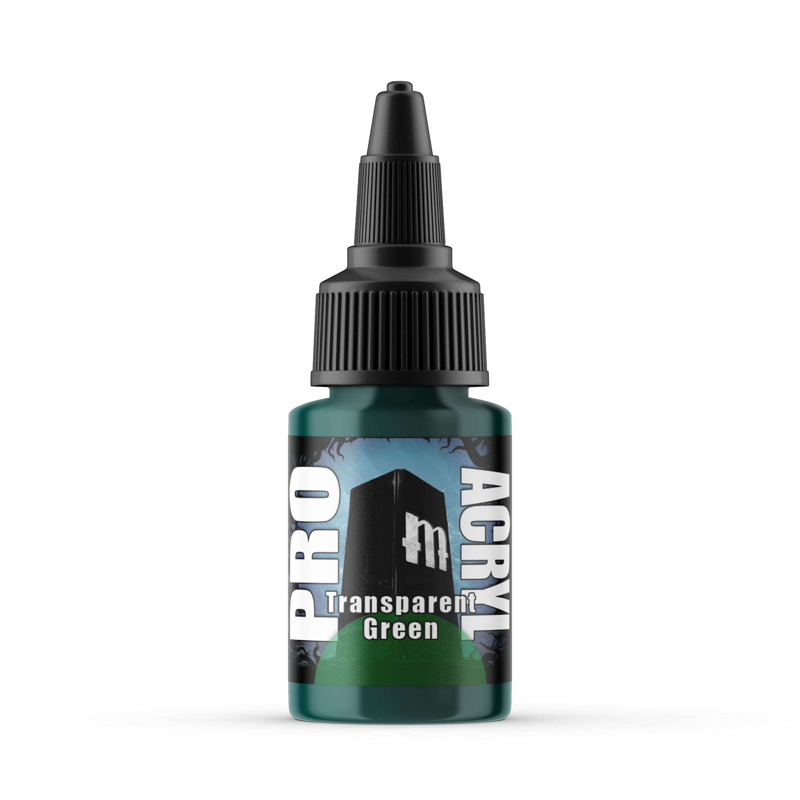 Monument Hobbies: PRO Acryl - 048 Transparent Green (22mL)