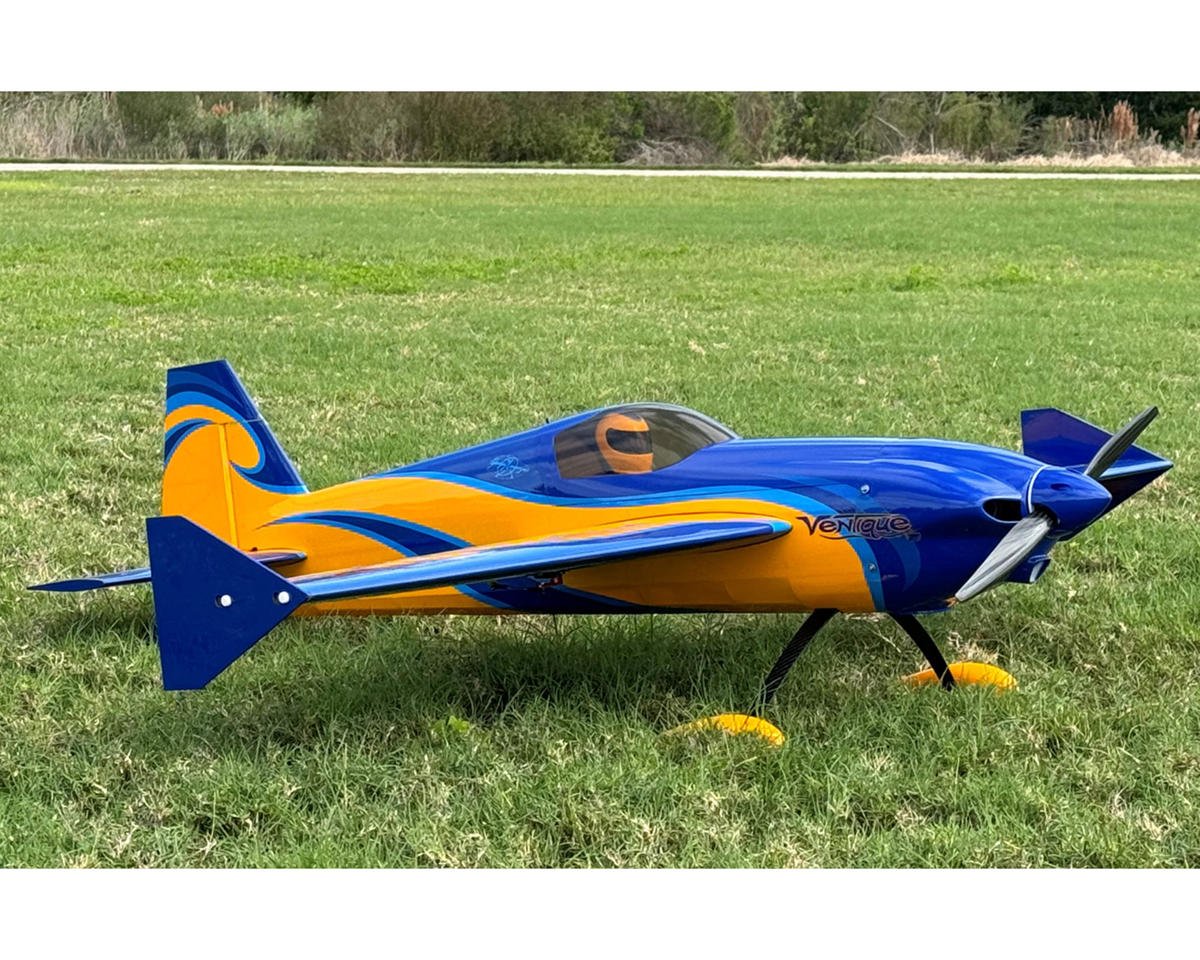 Flex Innovations Ventique 60E G2 Pro ARF Electric Airplane (Yellow/Blue) (1495mm)