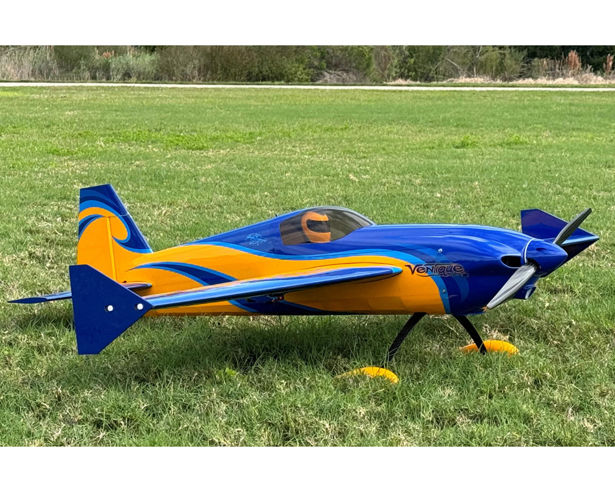 Flex Innovations Ventique 60E G2 Pro Super PNP Electric Airplane (Yellow/Blue) (1495mm)