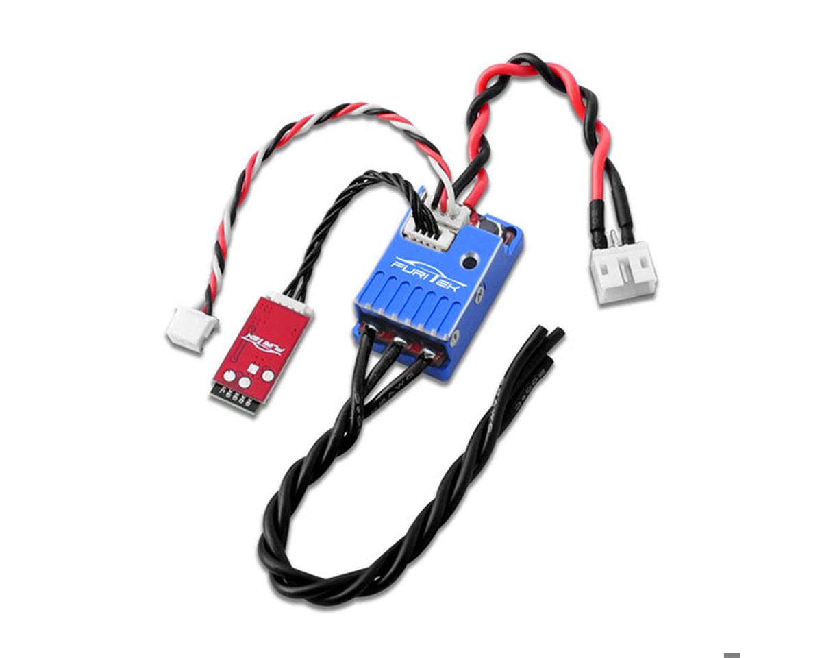 Furitek Momentum V2 20A/40A Brushless Sensorless Drift/Race Micro ESC (Blue) w/Wireless Module