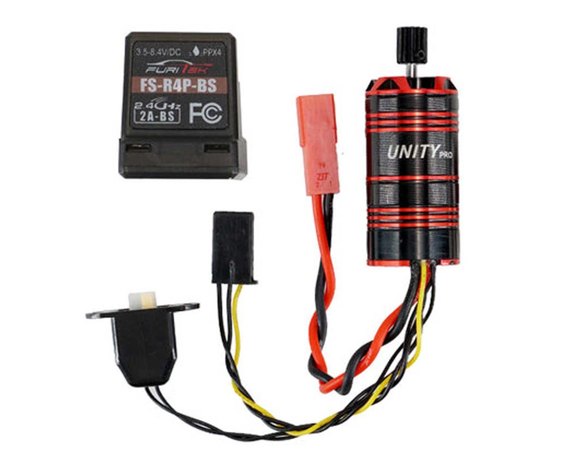 Furitek Ascent-18 UNITY PRO 2-in-1 Micro FOC Brushless System (3500kV) w/12T Pinion & 2.4GHz Receiver
