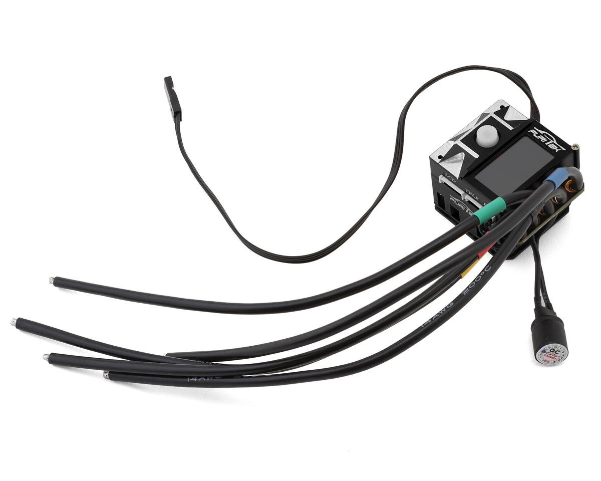 Furitek SlideTech PRO Drift & Stock 1/10 Sensored ESC w/OLED Display & Internal Fan (Black)