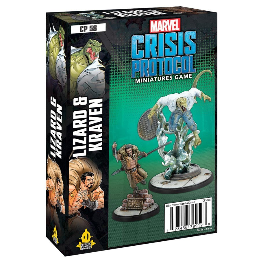 Marvel: Crisis Protocol (CP58) - Character Pack: Lizard & Kraven (07.2