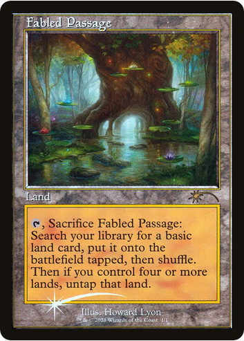 Fabled Passage [#1 Old-Frame] (WPN-R-FOIL)