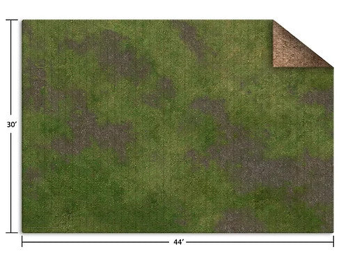 Monster Fight Club: 44x30" Adventure Grid - Broken Grassland / Desert