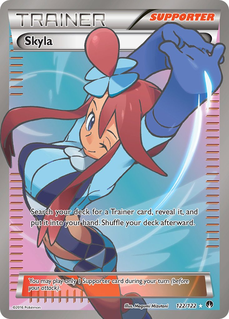 Skyla - 122/122 (BKP) Ultra Rare - Near Mint Holofoil