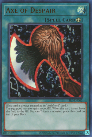 Axe of Despair (SRL-EN002 (c) 2020 25th Anniversary) Ultra Rare - Near