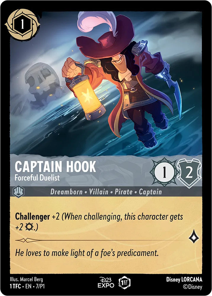 Captain Hook - Forceful Duelist (D23 Promos 7) Promo - Near Mint Holof