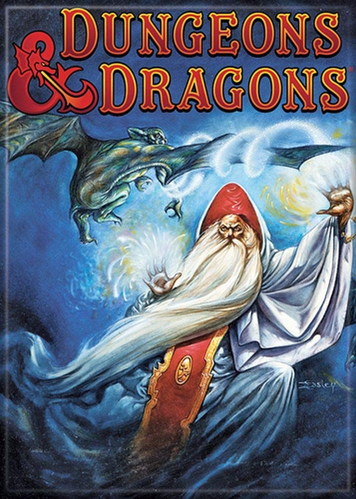 Dungeons & Dragons Book Cover Series 1 Magnet - 2nd Edition Advanced P