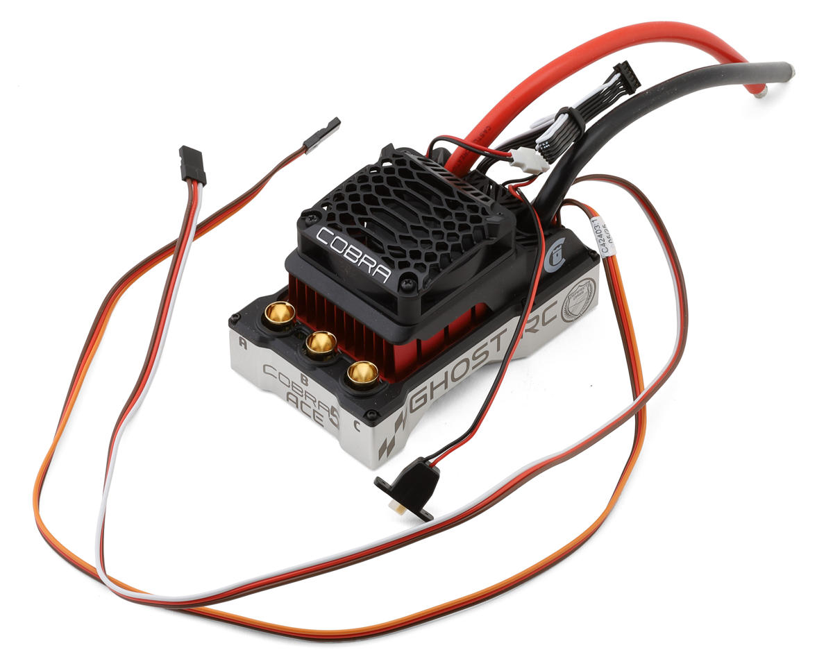 Ghost RC Cobra 5 ACE 1/7th Drag/Speed Run Brushless Sensored ESC (3-8s)