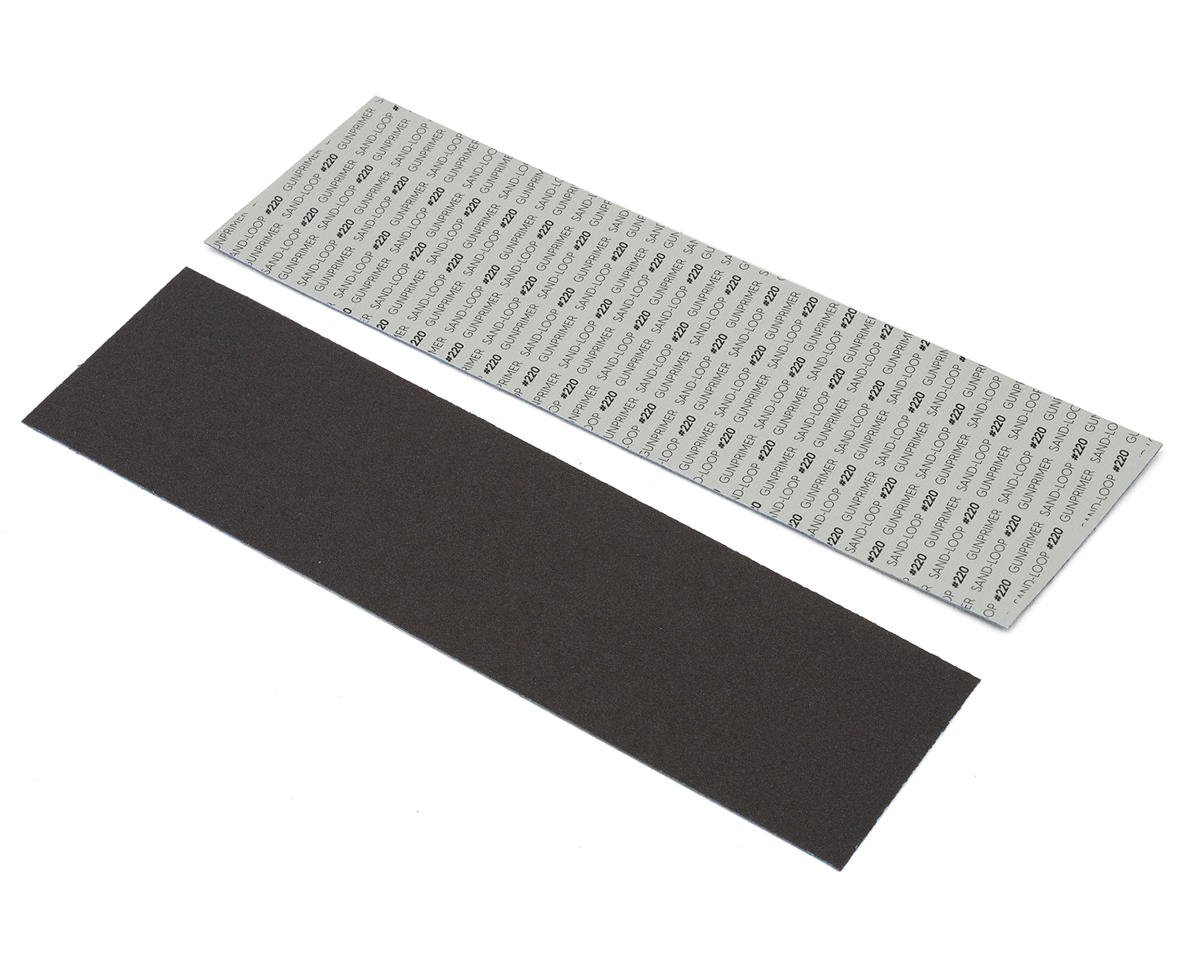 "GUNPRIMER" SAND-LOOP FLAT Sandpaper (2) (220 Grit)