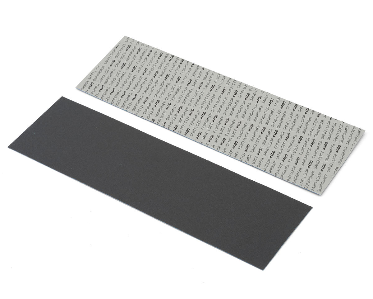 "GUNPRIMER" SAND-LOOP FLAT Sandpaper (2) (400 Grit)