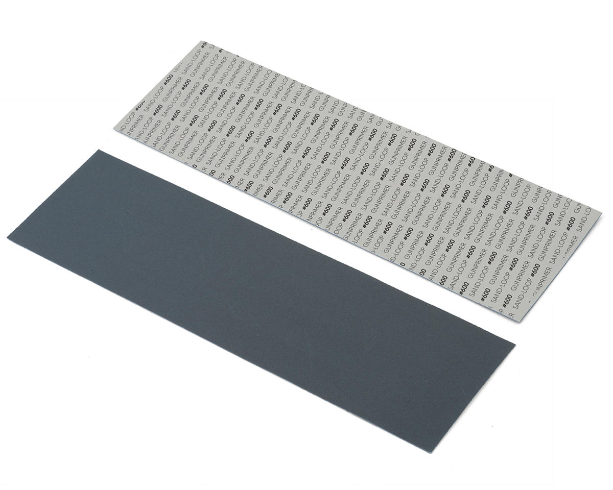 "GUNPRIMER" SAND-LOOP FLAT Sandpaper (2) (600 Grit)