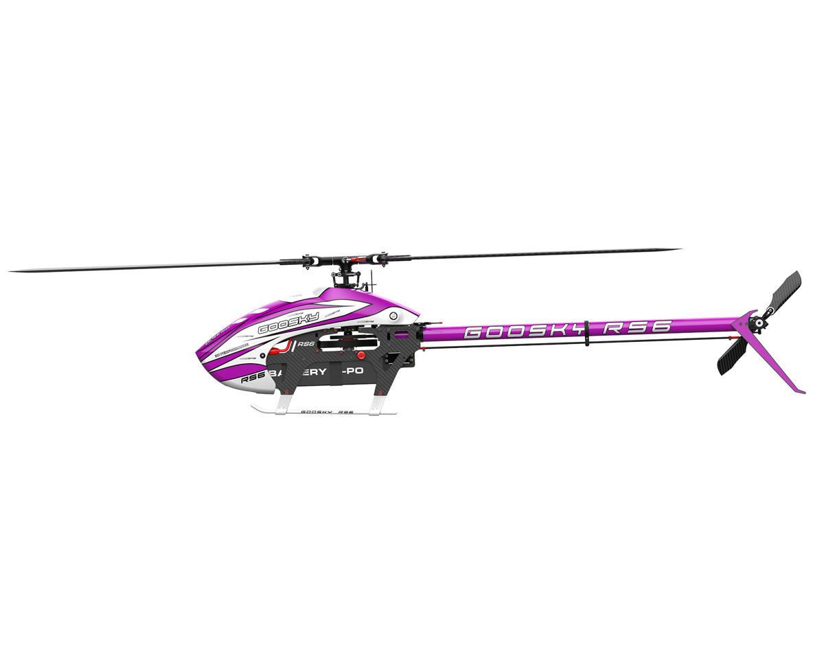 GooSky Legend RS6 600 Electric Helicopter Kit (Purple)