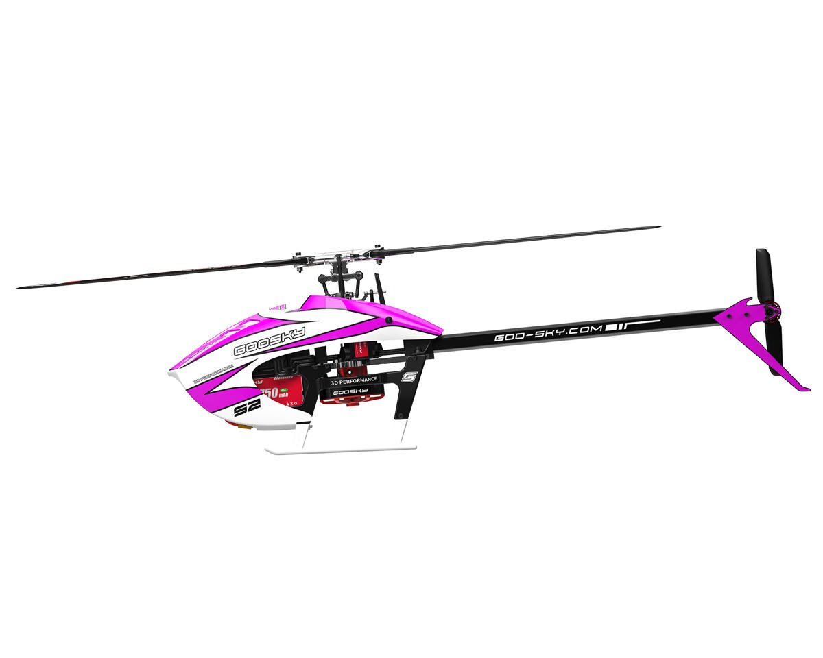 GooSky S2 Max BNF Micro Electric Helicopter (Purple)