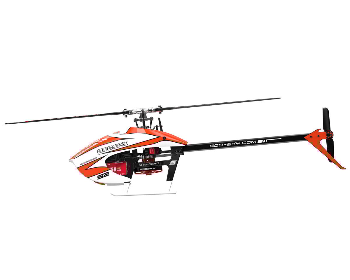 GooSky S2 Max RTF Micro Electric Helicopter (Orange) w/T8 Transmitter, Battery & Charger