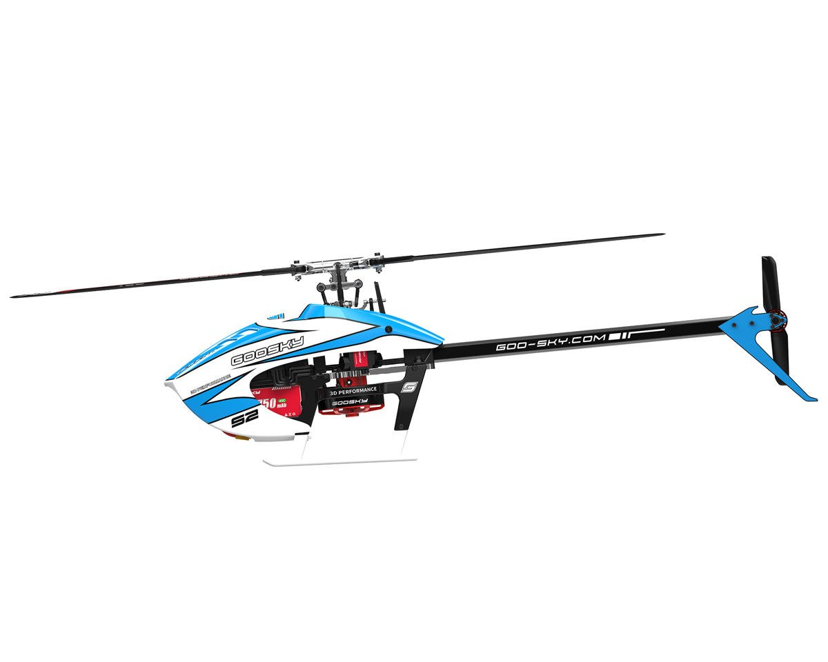 GooSky S2 Max RTF Micro Electric Helicopter (Blue) w/T8 Transmitter, Battery & Charger