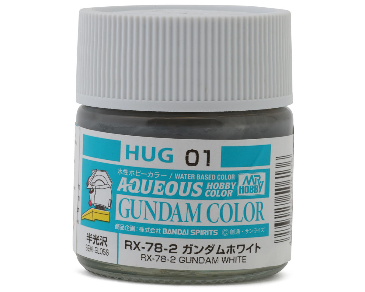 GSI Creos Mr. Hobby "Aqueous Gundam Color" Acrylic paint (RX-78-2 Gundam White) (10ml) (Semi Gloss)