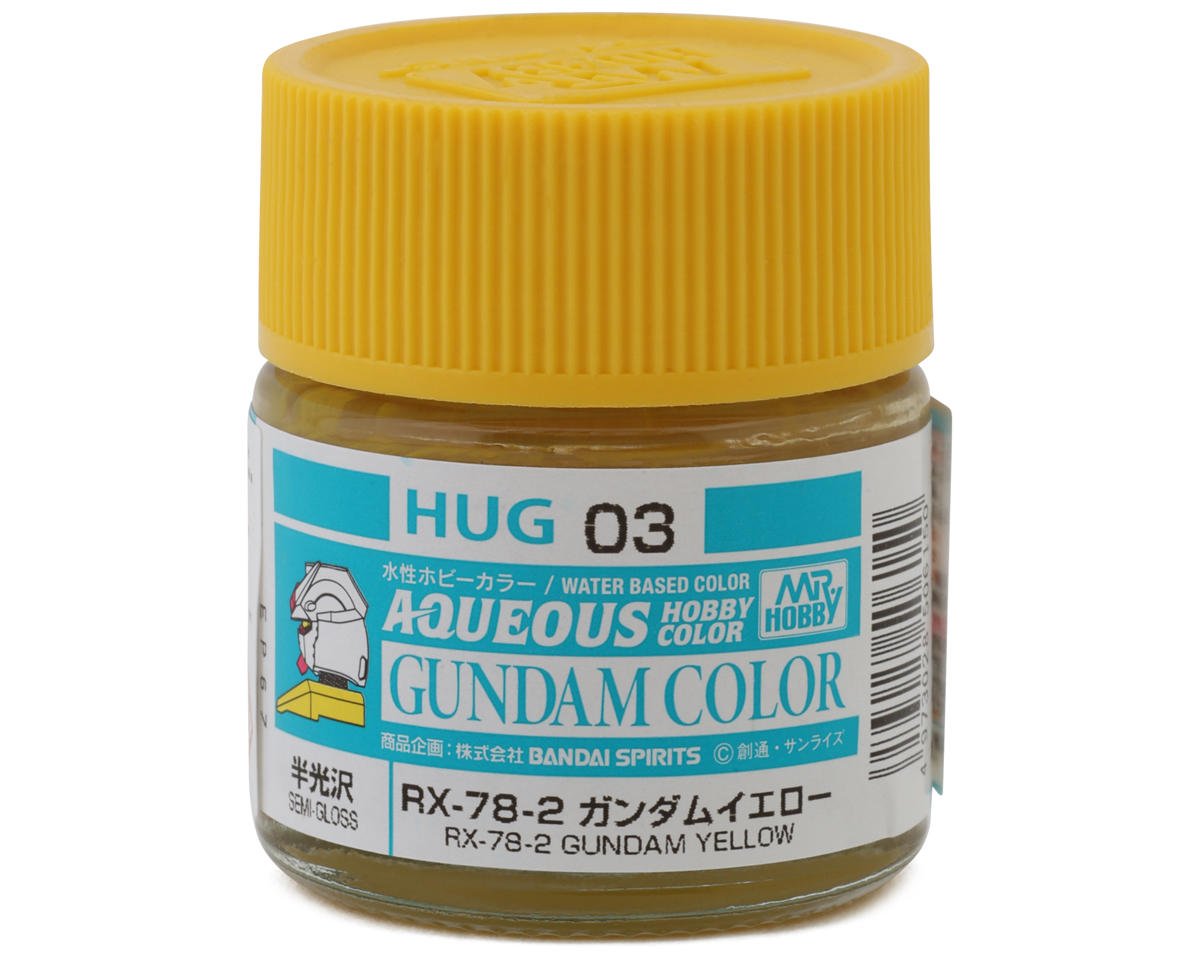 GSI Creos Mr. Hobby "Aqueous Gundam Color" Acrylic paint (RX-78-2 Gundam Yellow) (10ml) (Semi Gloss)