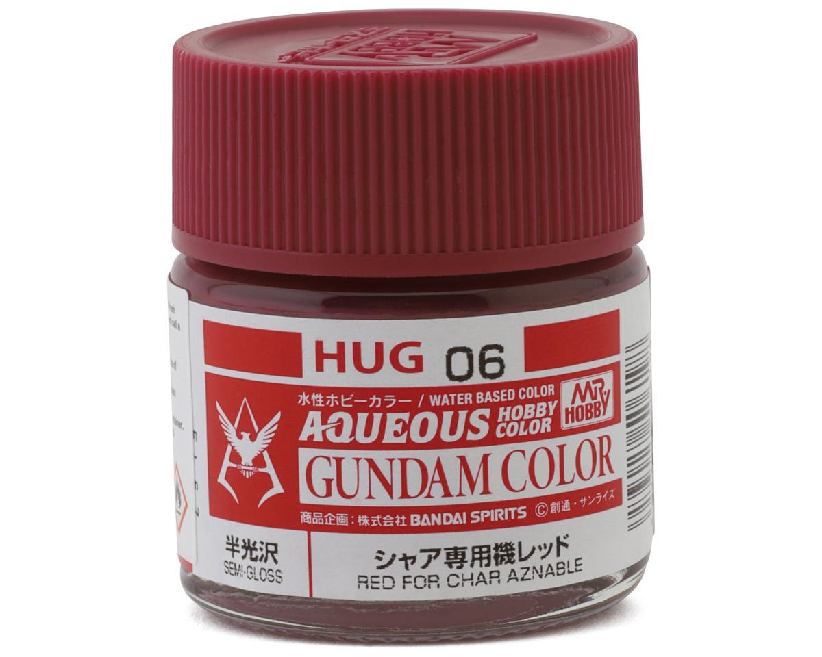 GSI Creos Mr. Hobby "Aqueous Gundam Color" Acrylic paint (Char Aznable Gundam Red) (10ml)