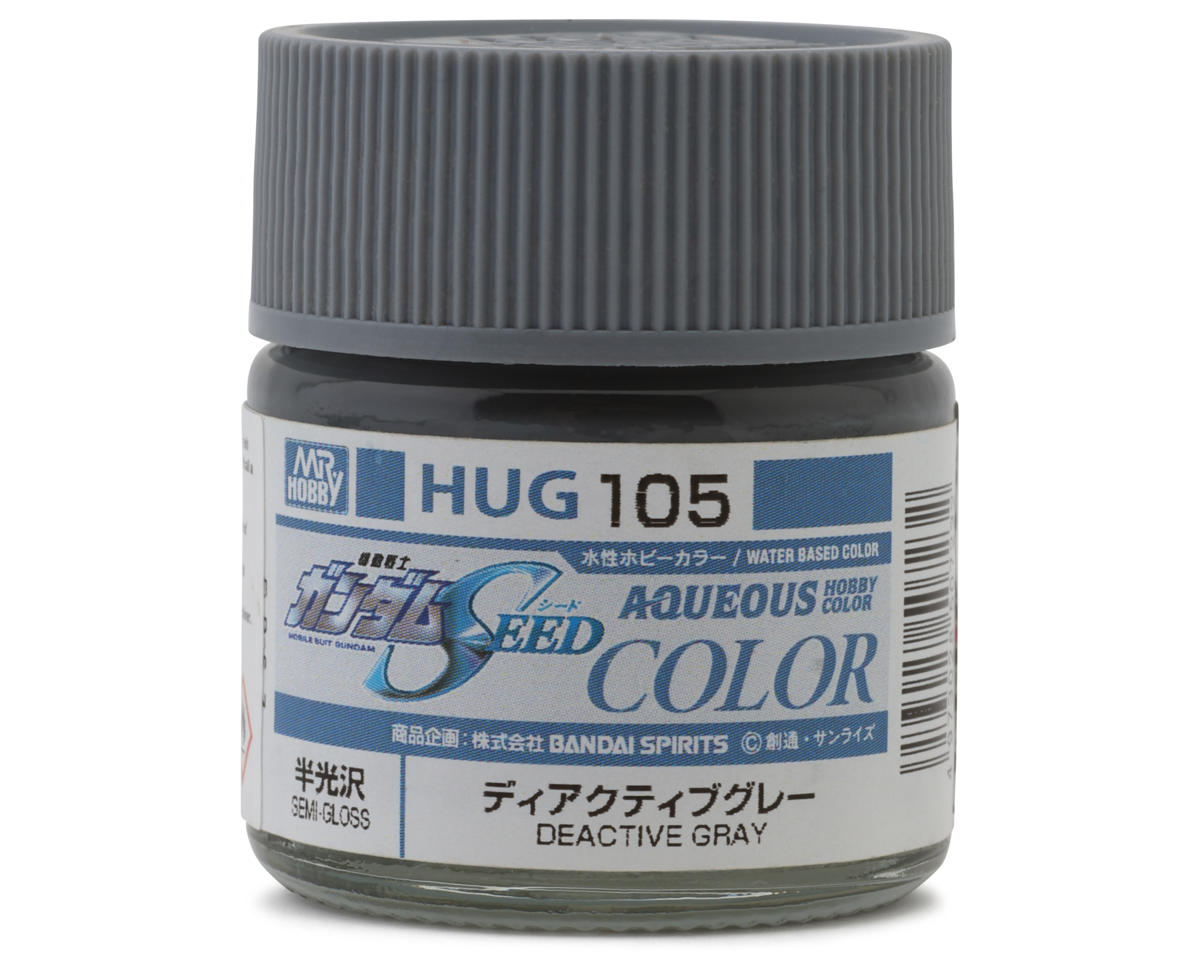 GSI Creos Mr. Hobby "Aqueous Gundam Color" Acrylic paint (Deactive Gundam Grey) (10ml) (Semi Gloss)