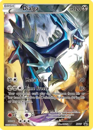 Dialga (Full Art Promo) - XY77 (XY:PR) Promo - Light Play Holofoil