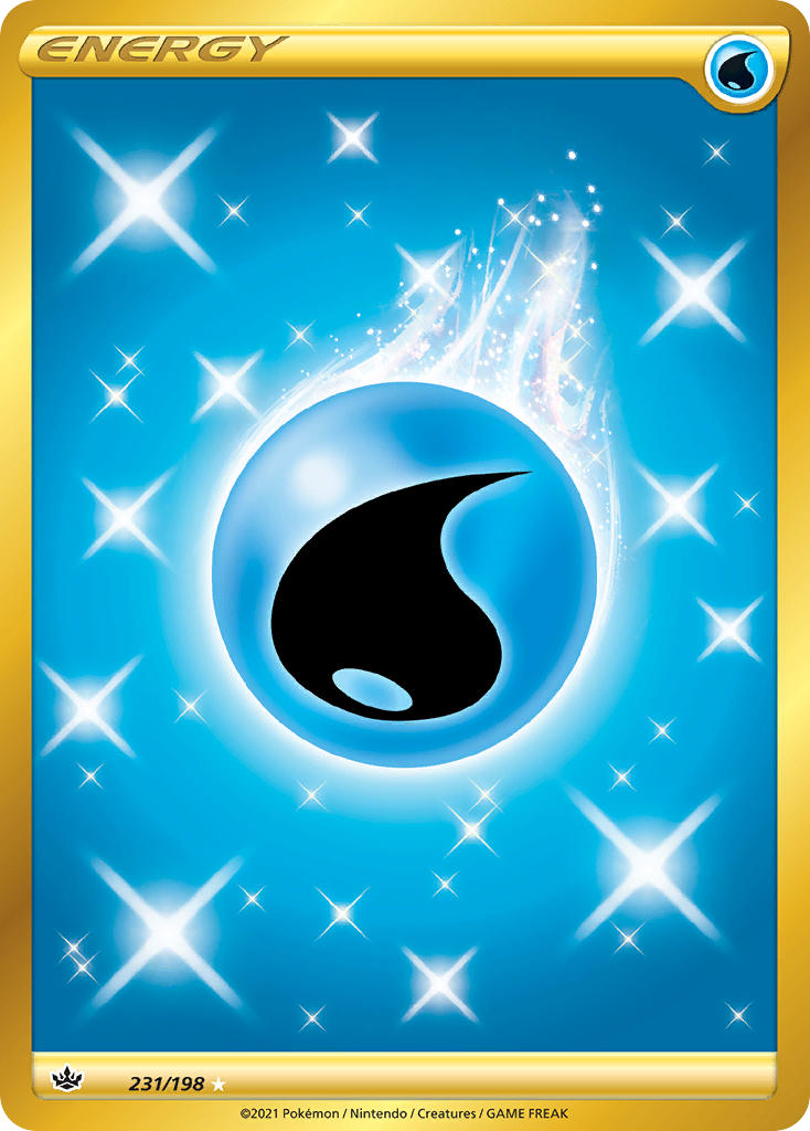 Water Energy - 231/198 (SWSH06) Secret Rare - Near Mint Holofoil