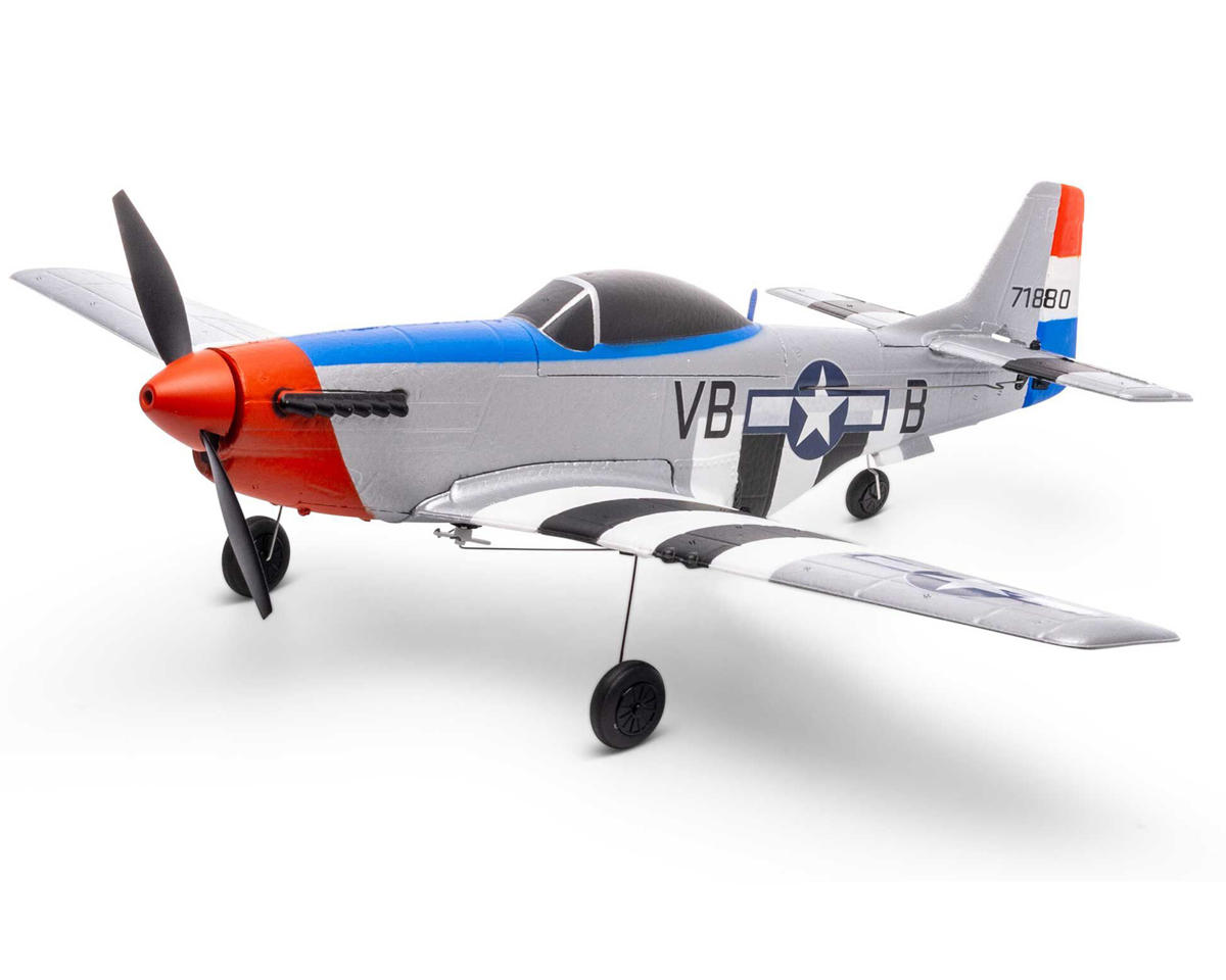 HobbyZone P-51D Mustang Micro RTF Basic Electric Airplane (450mm) w/SAFE Technology