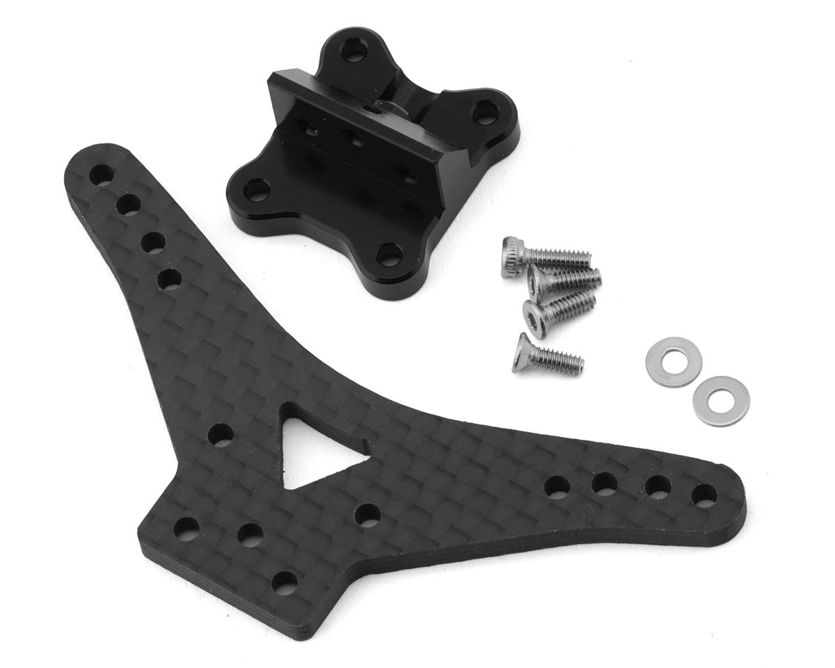 HackFab Losi Mini-B Carbon Fiber Wide Rear Shock Tower