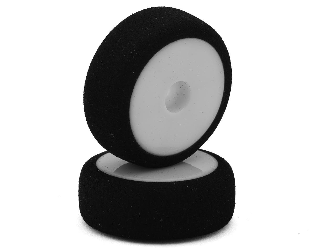 HackFab Losi Micro-B Front Foam Tires (White) (2)