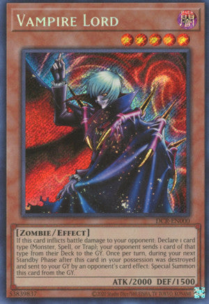 Vampire Lord (DCR-EN000 (c) 2020 25th Anniversary) Secret Rare - Near