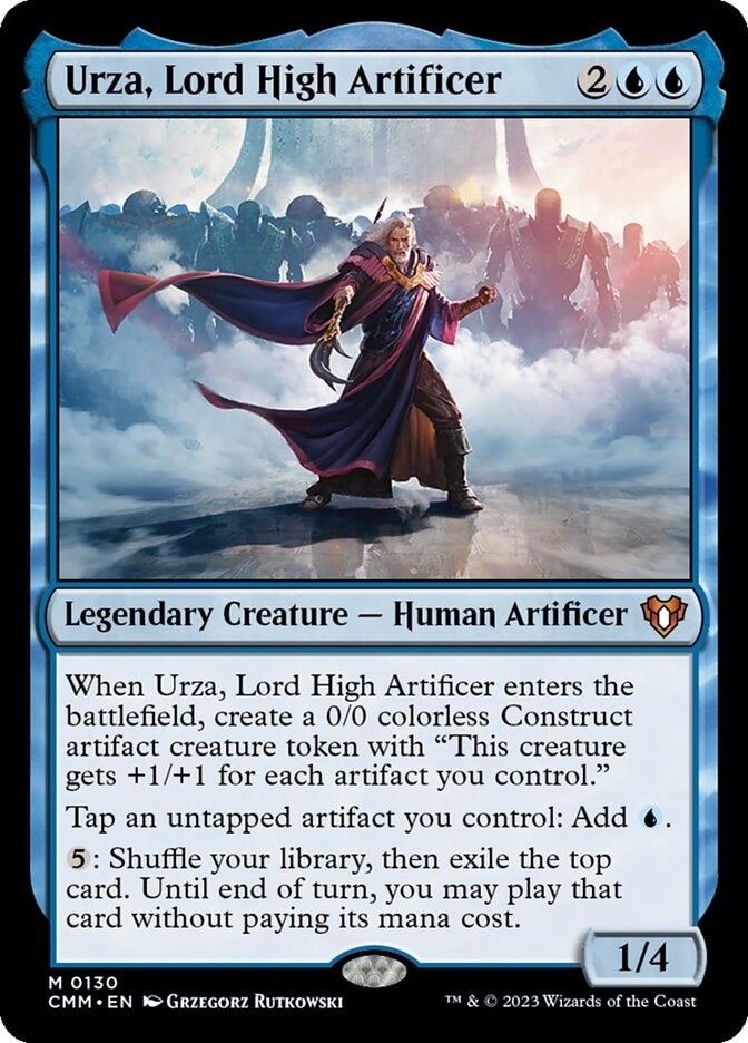Urza, Lord High Artificer [#0130] (CMM-M)