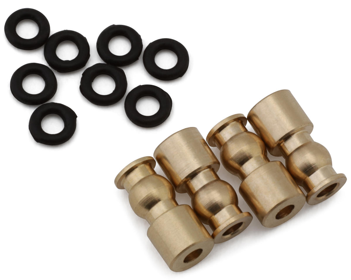 HPI 4.5x9.5mm Brass Pivot Ball (4)