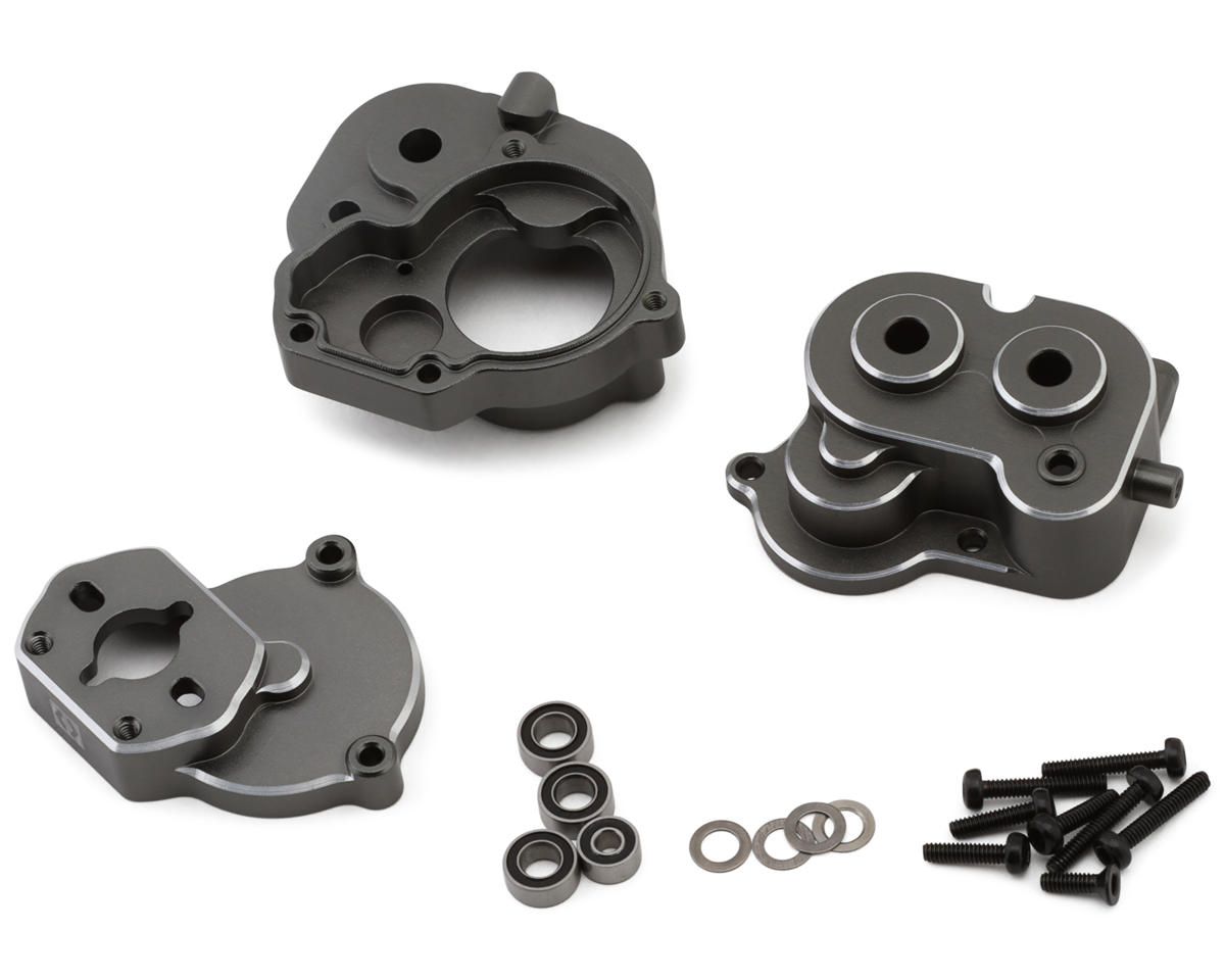 HPI Venture18 Aluminum Transmission Gearbox Set (Gunmetal)