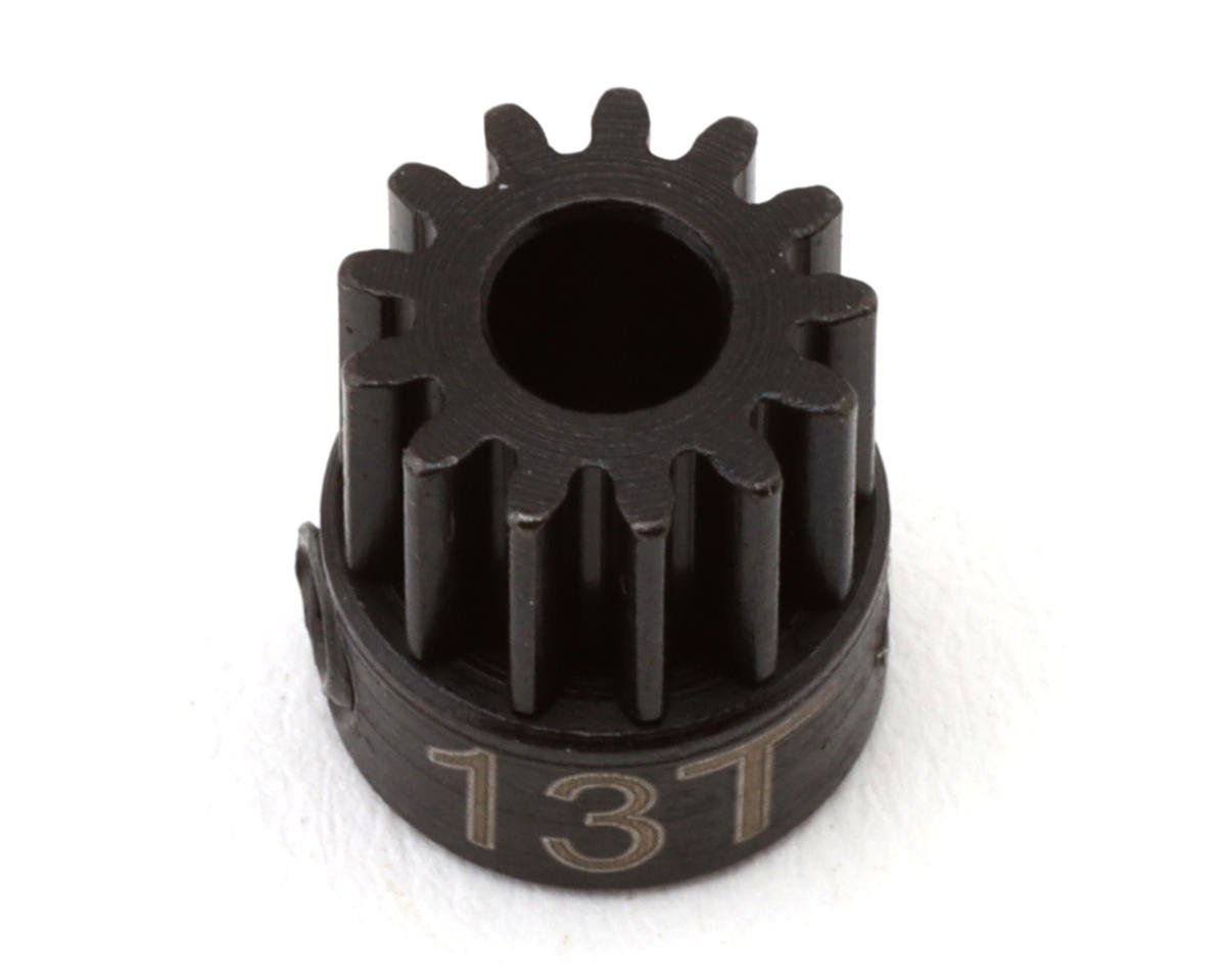 Hot Racing Mod 0.5 Hard Blackened Steel Pinion Gear (3.17mm Bore) (13T)