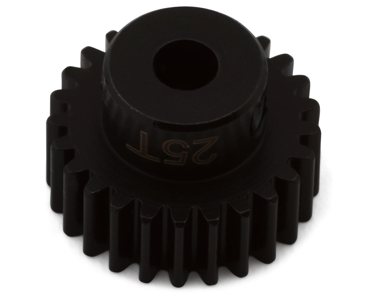 Hot Racing Mod 0.5 Hard Blackened Steel Pinion Gear (3.17mm Bore) (25T)